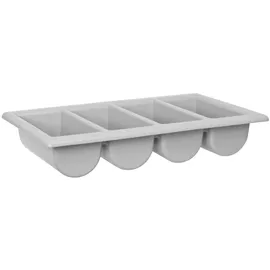 Was Besteckkasten grau 53 x 10 cm Kunststoff