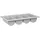 Was Besteckkasten grau 53 x 10 cm Kunststoff