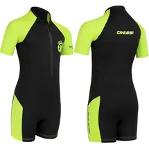 Cressi Neoprenanzug Shorty Schwarz/Lime 3-4 Jahre