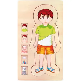 Small Foot Company Small foot Schichtenpuzzle Anatomie Junge - Gr.: onesize