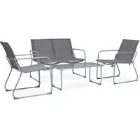 VidaXL Garten-Lounge-Set 4-tlg. grau 44351