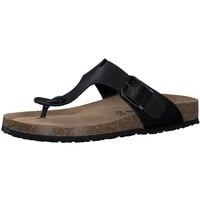 Tamaris Damen Zehentrenner Sandalen Zehentrenner 1-27522-42 Schwarz, Groesse:38 EU - 38 EU