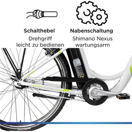 Zündapp Z517 2021 28 Zoll RH 48 cm Damen weiß/grün