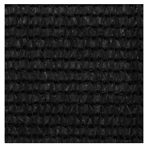 vidaXL Balkonverkleidung 75 x 600 cm Schwarz Polyethylen