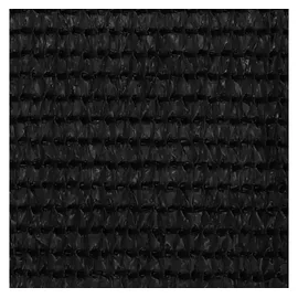 vidaXL Balkonverkleidung 75 x 600 cm Schwarz Polyethylen