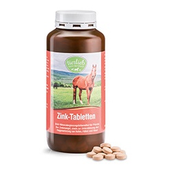 tierlieb Zink-Tabletten für Pferde - 428 g