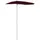 furnicato Halb-Sonnenschirm 180 x 90 cm Rot