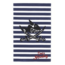 CAPT'N SHARKY Capt ́n Sharky Kinderteppich, blau