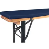 TexDeko Bankauflage 220 x 25 x 2 cm blau 1 St.