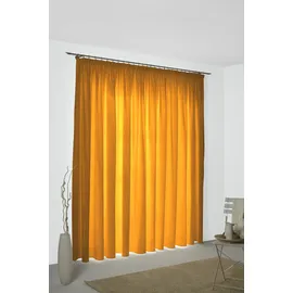 Wirth Vorhang WIRTH "Trondheim B" Gr. 1, gold (altgoldfarben), B:131cm H:145cm, Polyacryl, Gardinen, nach Maß