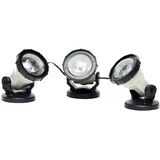 HEISSNER Teich- und Gartenlicht 3er-led-set