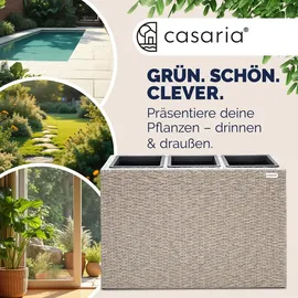DEUBA Blumenkasten 83 x 30,5 x 60 cm Creme