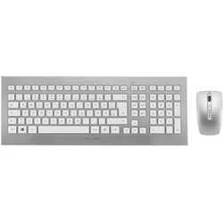CHERRY DW 8000 RF Wireless Silber Tastatur white QWERTZ DE