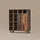 livinity® Badschrank Fucino 78,4 x 91,6 cm Braun