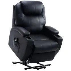 HOMCOM Sessel, BxH: 92 x 109 cm, schwarz