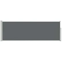 vidaXL Seitenmarkise 500 x 100 cm Anthrazit Polyester