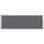 vidaXL Seitenmarkise 500 x 100 cm Anthrazit Polyester