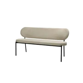 byLIVING Sitzbank Jersey Taupe 160 x 82 x 62 cm