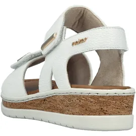 Rieker Plateau-Sandaletten Damen Weiß 40