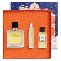 Hermès Terre d'Hermès Parfum 75 ml + Parfum 15 ml + Duschel und Shampoo 40 ml Geschenkset