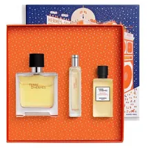 Hermès Terre d'Hermès Parfum 75 ml + Parfum 15 ml + Duschel und Shampoo 40 ml Geschenkset