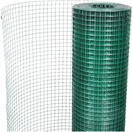 vidaXL Drahtzaun für Hühner 25 x 1 m Grün