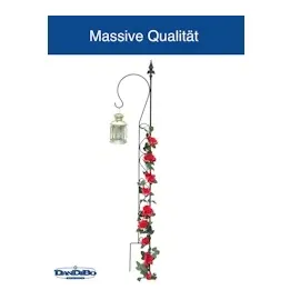 DanDiBo Ambiente Rankhilfe Garten 145 x 1 cm Schwarz