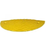MORAVIA Fahrbahnschwelle TOPSTOP 30-RE gelb Abschlusselement 500 x 250 x 30 mm