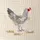 Homescapes GESCHIRRTÜCHER Huhn, 2er-Set Waffelpiqué, 100% Baumwolle