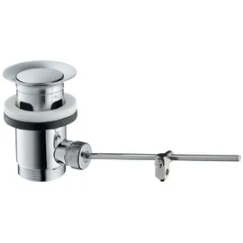 Hansgrohe Ablaufgarnitur mit Zugstange für Waschtisch- und Bidetmischer chrom