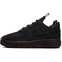 Nike Air Force 1 Wild Sneaker, Black Black Velvet Brown Zeder, 40.5 EU
