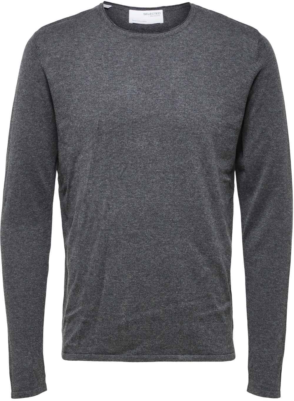 Selected Herren Rundhals Pullover SLHROME Grau 16079774 M