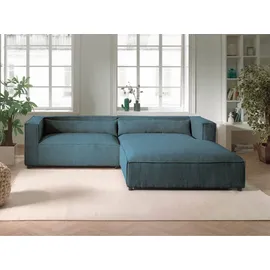 best mobilier ELA– Ecksofa 4 Sitz(e) Blau