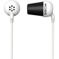 Koss PLUG - Ohrhörer - im Ohr - kabelgebunden - Geräuschisolierung - weiß