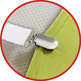 Wenko Betttuchspanner extra lang 3-teiliges Set, - Weiß