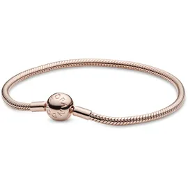 Pandora Moments Schlangen-Gliederarmband roségold 580728 17 cm