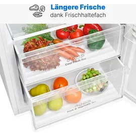 Bomann VS 7345 Kühlschrank (322 l, 1720 mm hoch, Weiß)