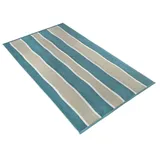 VOSSEN Strandtuch ocean glow 180 x 100 cm Baumwolle Blau