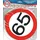 Folat Girlande 65. Geburtstag 12 m Verkehrsschild