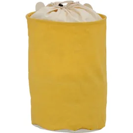 OTTO home Wäschesack OTTO HOME "Millisy", weiß, B:35cm H:50cm T:35cm Ø:35cm, Baumwolle, Polyester, Wäschesammler, mit Löwen-Motiv, Höhe ca. 50 cm