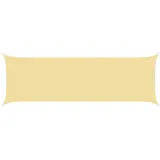 vidaXL Sonnensegel Sand 6 x 2 m 100 % Polyester Oxford