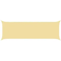 vidaXL Sonnensegel Sand 6 x 2 m 100 % Polyester Oxford
