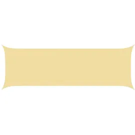 vidaXL Sonnensegel Sand 6 x 2 m 100 % Polyester Oxford
