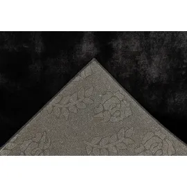 Kayoom Teppich KAYOOM "Surfacer 225", schwarz, B:200cm H:12mm L:290cm, Polyester, Teppiche, Teppich, weicher Kurzflor, Wohnzimmer