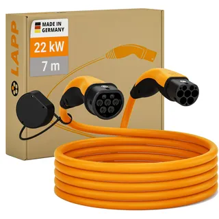 Lapp Ladekabel 5555934031 Typ2 22kW 7m orange