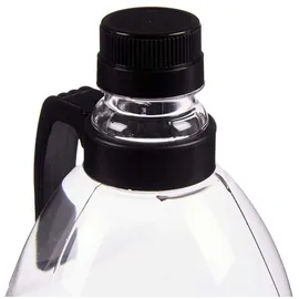 Leknes Flasche Mit Griff Schwarz Durchsichtig Kunststoff 2 L 11,5 x 28,7 x 11,5 cm (6 Stück)