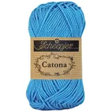 Scheepjes - Scheepjes 384 Pulver Blau Catona Garn - 1x25g