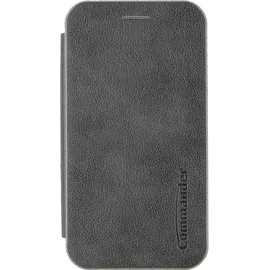 Peter Jäckel COMMANDER CURVE Book Case Deluxe für Samsung S24 Elegant Royal Dark Gray