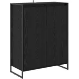 vidaXL Schuhschrank 79 x 36 x 100 cm schwarz / Eichen-Optik