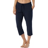 SCHIESSER Damen Pyjamahose Mix & Relax 3/4 lang, Blau, 42